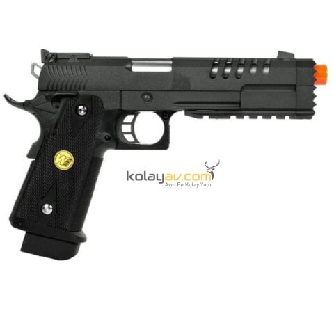 WE CQB Master Full Metal Hyper Strike Hi-Capa Blowback Airsoft Tabanca (Greengas)