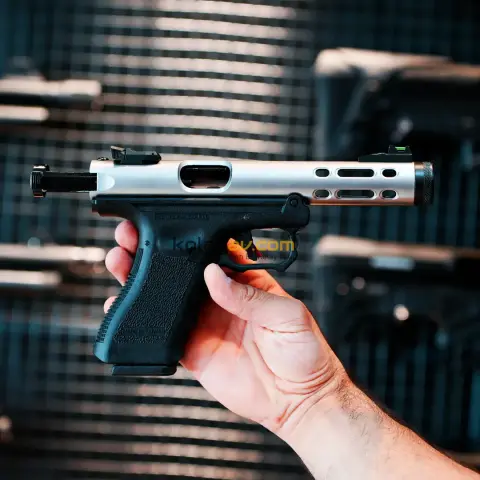 WE Galaxy SV Glock/Ruger Hybrid Blowback Airsoft Tabanca Gümüş (Greengas)