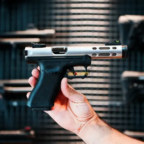WE Galaxy SV Glock/Ruger Hybrid Blowback Airsoft Tabanca Gümüş (Greengas)