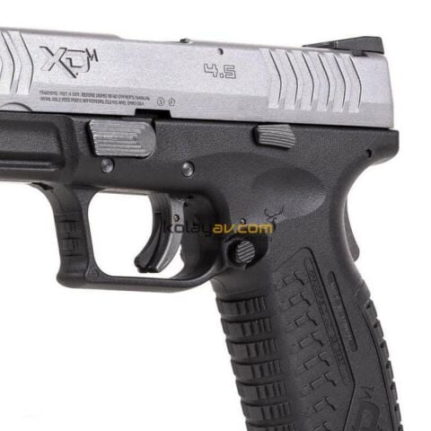 WE Springfield Armory XDM4.5 Gümüş Blowback Airsoft Tabanca (Greengas)