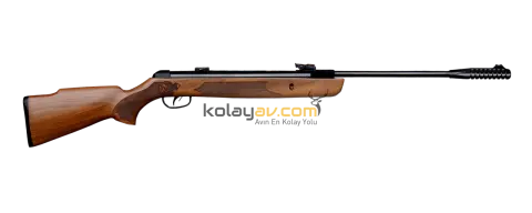 KRAL N-01 Gerçek Ahşap Havalı Tüfek (Full Set)
