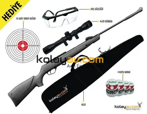 KRAL N-07 Sentetik Havalı Tüfek (Full Set)