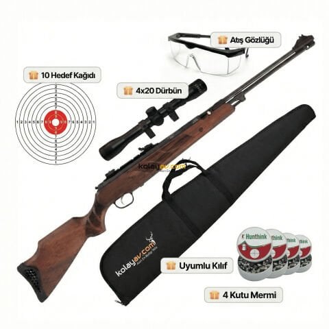 Hatsan Torpedo 155 Vortex Havalı Tüfek, 5.5mm (Full Set)