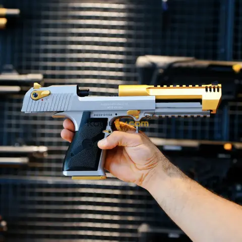 WE AW Desert Eagle L6 Gold Silver Blowback Airsoft Tabanca (Greengas)