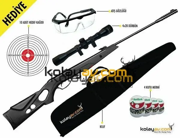 KRAL N-03 Sentetik Havalı Tüfek (Full Set)