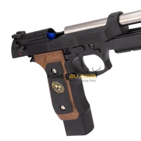 WE Biohazard Barry Burton M92 Greengas Blowback Airsoft Tabanca - Limited Edition