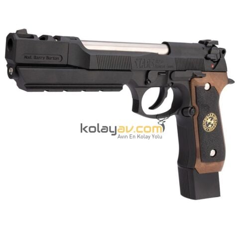 WE Biohazard Barry Burton M92 Greengas Blowback Airsoft Tabanca - Limited Edition