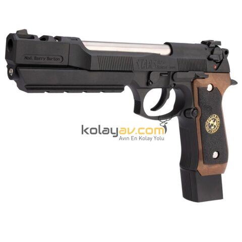 WE Biohazard Barry Burton M92 Greengas Blowback Airsoft Tabanca - Limited Edition