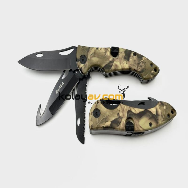 Berfa BF-230 Kamuflaj Kamp Cep Çakısı