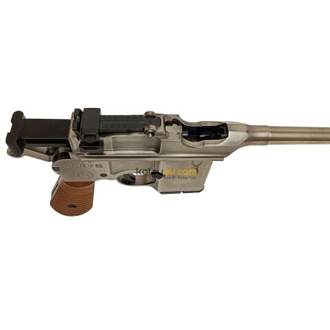 WE Mauser M712 Damgalı Gümüş Blowback Airsoft Tabanca (Greengas)