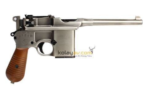 WE Mauser M712 Damgalı Gümüş Blowback Airsoft Tabanca (Greengas)