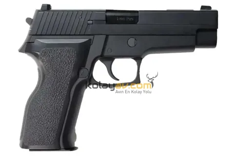 WE F226 E2 Rail Siyah Blowback Airsoft Tabanca (Greengas)