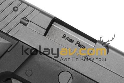 WE F226 E2 Rail Siyah Blowback Airsoft Tabanca (Greengas)