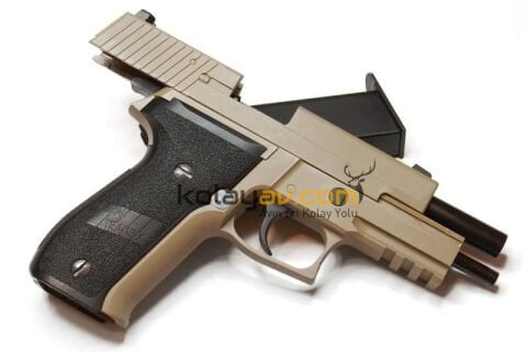 WE MK25 F226 Tan Blowback Airsoft Tabanca (Greengas)