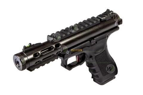 WE Galaxy BK Glock/Ruger Hybrid Blowback Airsoft Tabanca (Greengas)