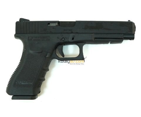 WE Glock 34 Gen3 Siyah Blowback Airsoft Tabanca (Greengas)