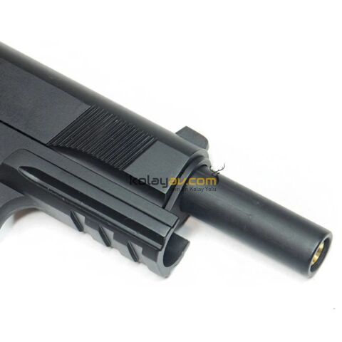 WE Colt 1911 MEU Rail Siyah Blowback Airsoft Tabanca (Greengas)