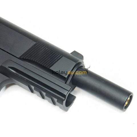 WE Colt 1911 MEU Rail Siyah Blowback Airsoft Tabanca (Greengas)