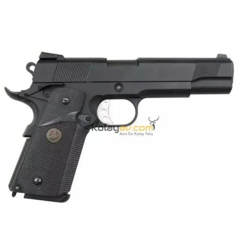 WE Colt 1911 MEU Rail Siyah Blowback Airsoft Tabanca (Greengas)