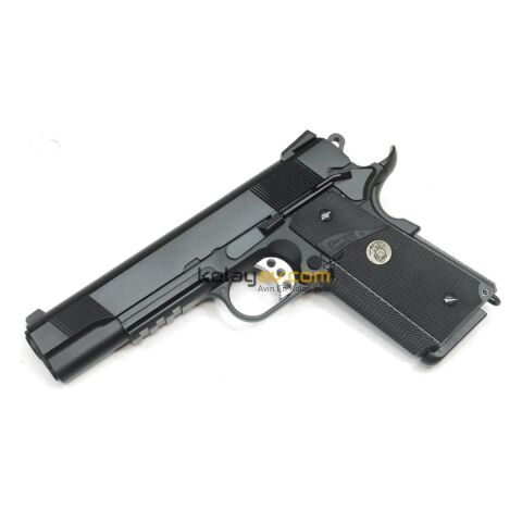 WE Colt 1911 MEU Rail Siyah Blowback Airsoft Tabanca (Greengas)