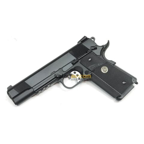 WE Colt 1911 MEU Rail Siyah Blowback Airsoft Tabanca (Greengas)