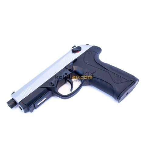 WE Bulldog EX-L PX4 Gümüş Blowback Airsoft Tabanca (Greengas)