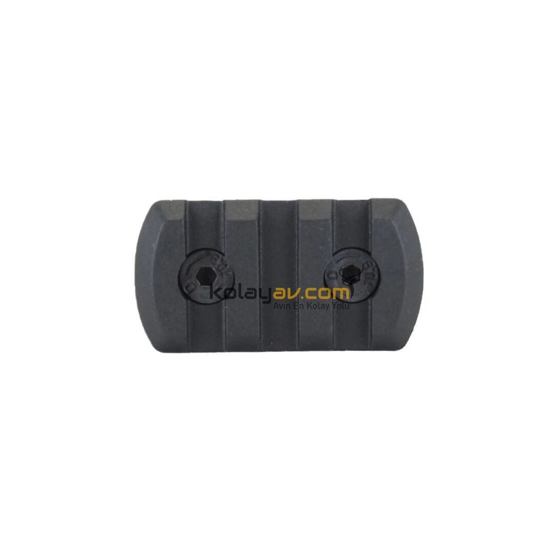 DLG M-LOK Kundak Uyumlu 3 Slot Siyah Picatinny Rayı
