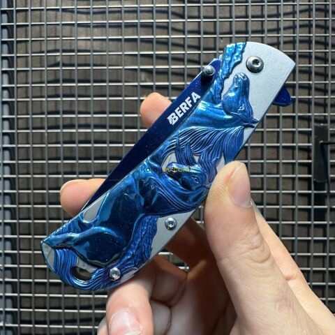 Berfa BF-219 İşlemeli Kamp Cep Çakısı