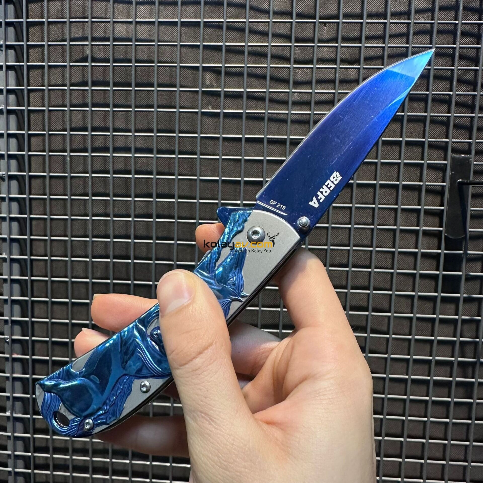 Berfa BF-219 İşlemeli Kamp Cep Çakısı