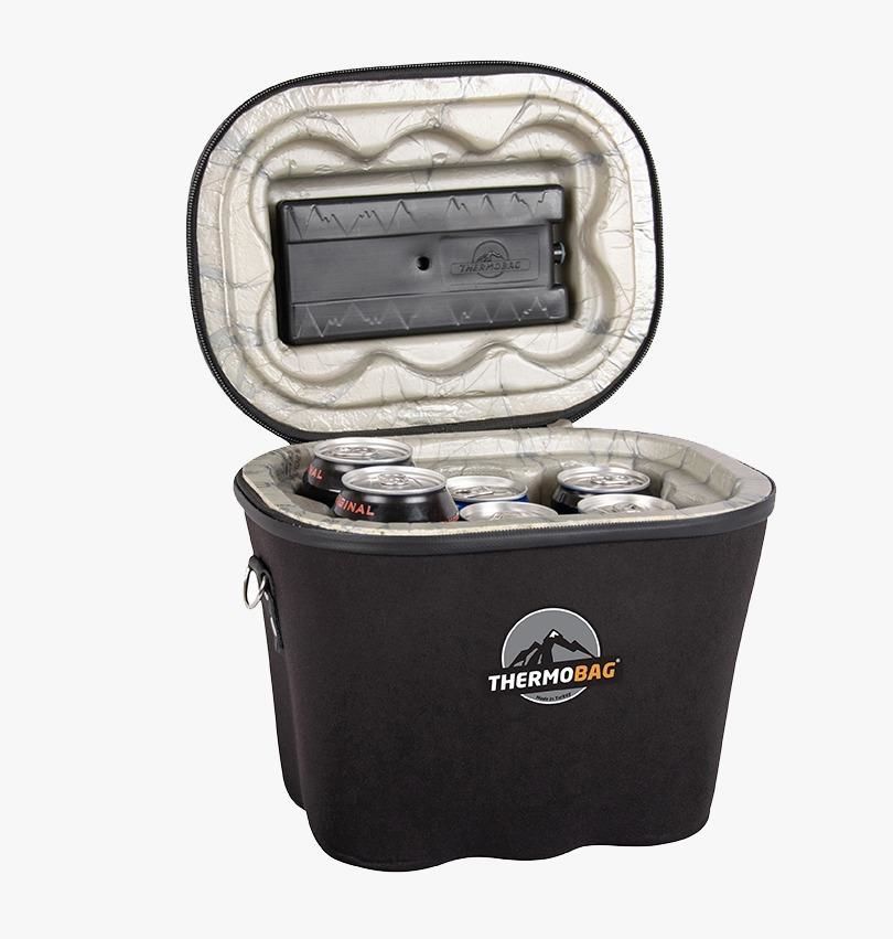 ThermoBag Termal 6' lı İçecek Çantası, Siyah