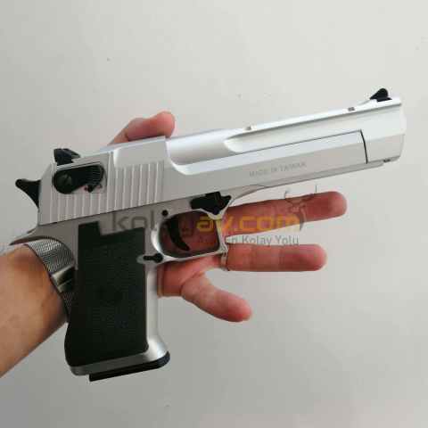 KWC Desert Eagle Blowback Airsoft Tabanca, Nikel
