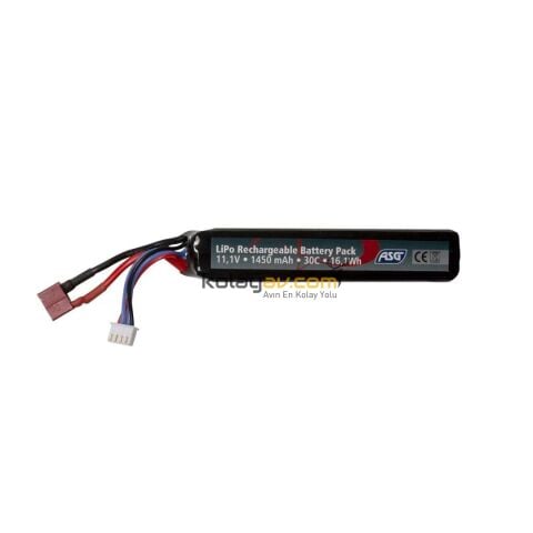 ASG 11.1V 1450 mAh 30C Airsoft LiPo Pil T-Plug