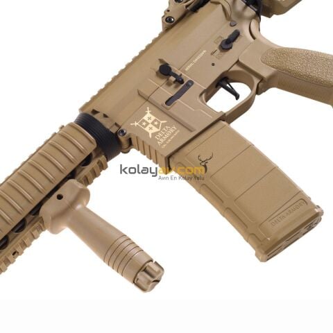 Delta Armory M4 AR15 RIS Charlie Tan Airsoft Tüfek