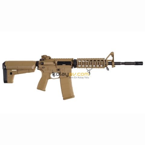 Delta Armory M4 AR15 RIS Charlie Tan Airsoft Tüfek