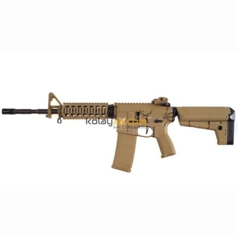 Delta Armory M4 AR15 RIS Charlie Tan Airsoft Tüfek