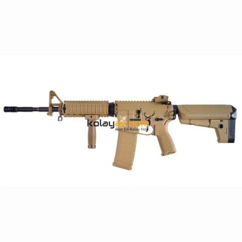 Delta Armory M4 AR15 RIS Charlie Tan Airsoft Tüfek
