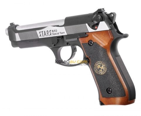 WE Samurai Edge M9 Gümüş Blowback Airsoft Tabanca (Greengas)