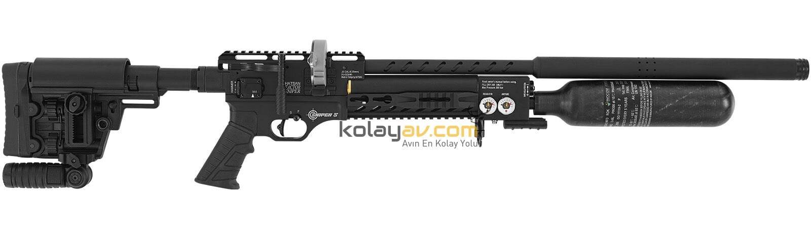 Hatsan Factor Sniper S PCP Havalı Tüfek, 6.35mm