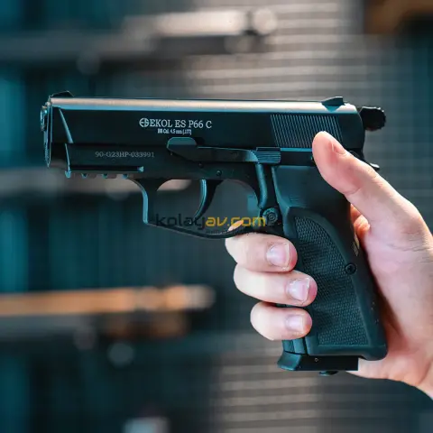 EKOL ES P66 Compact Havalı Tabanca 4.5 mm - Mat Siyah