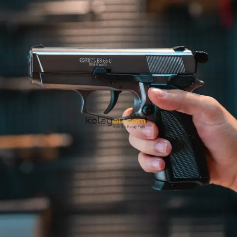 EKOL ES 66 Compact Havalı Tabanca 4.5 mm - Füme