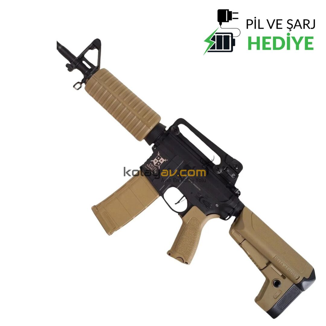Delta Armory AR15 Classic Charlie Airsoft Tüfek Tan