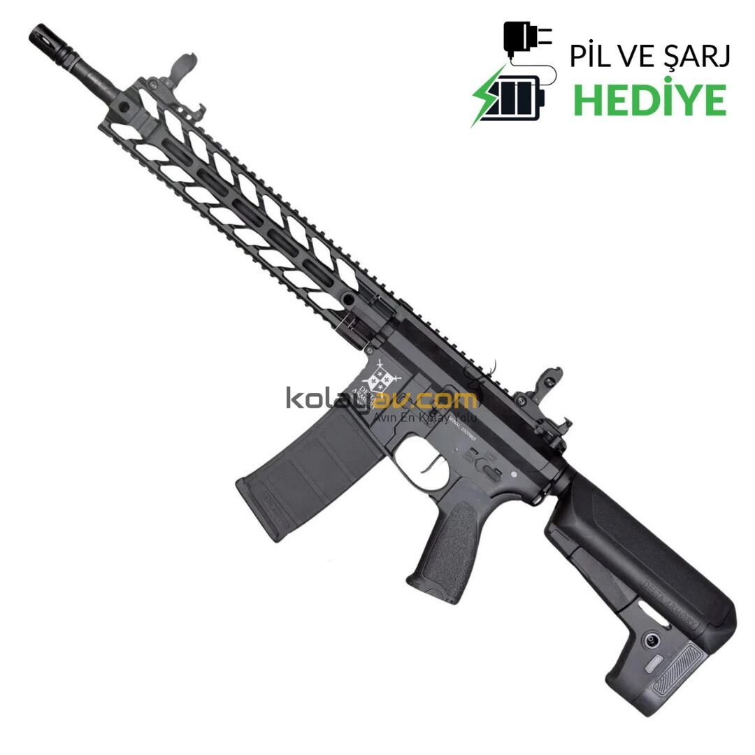 Delta Armory AR15 M-LOK Long Bravo Airsoft Tüfek Siyah