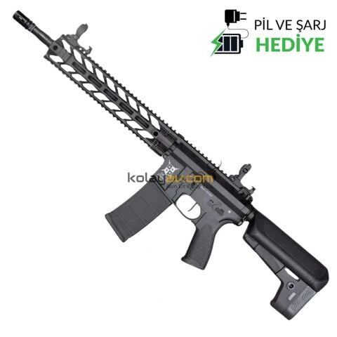 Delta Armory AR15 M-LOK Long Bravo Airsoft Tüfek Siyah