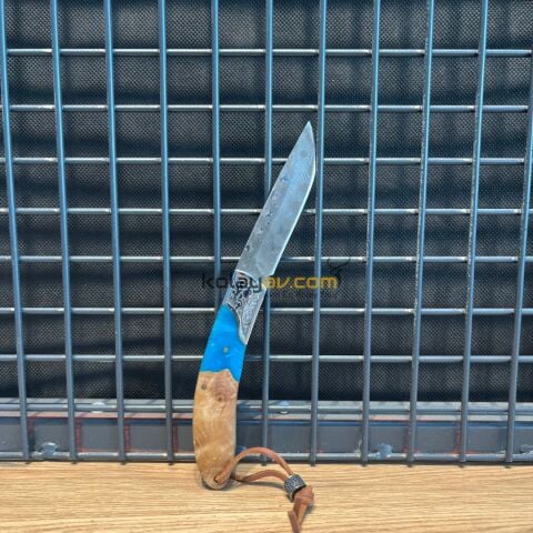 Berfa Cep Çakısı D-01 Damascus