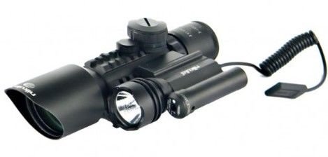 Nikula M9 3-10X42 Lazerli Lambalı Işıklı Tüfek Dürbünü - Kolay Av