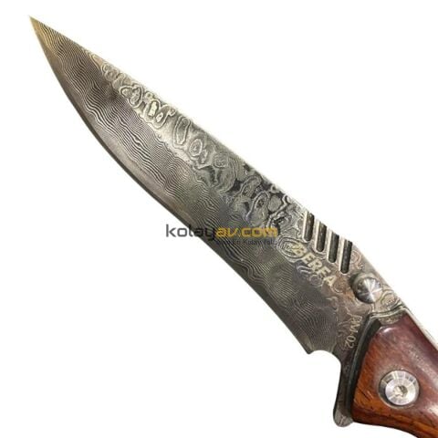 Berfa Cep Çakısı D-02 Damascus