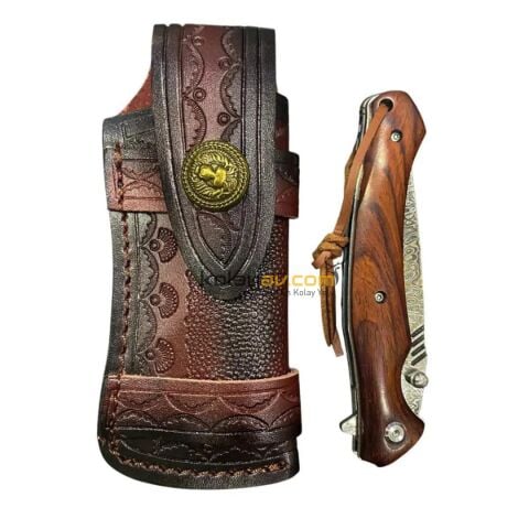 Berfa Cep Çakısı D-02 Damascus