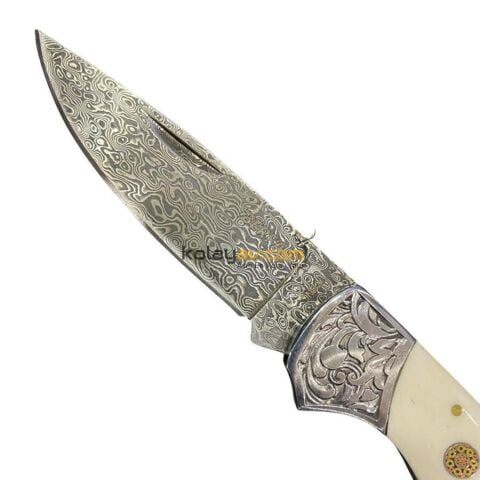 Berfa Cep Çakısı D-11 Damascus