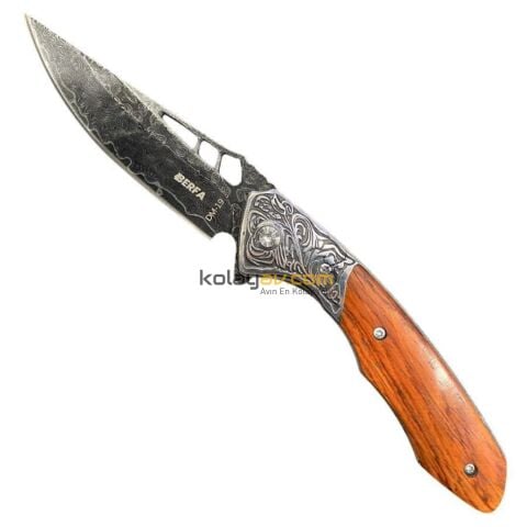 Berfa Cep Çakısı D-19 Damascus