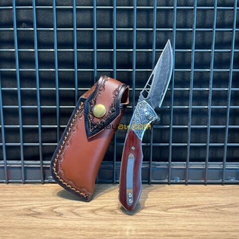 Berfa Cep Çakısı D-19 Damascus